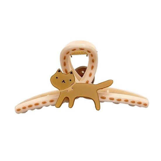 Hair Claw Cartoon Dog Design No Pressure Strong Grip Hair Clip