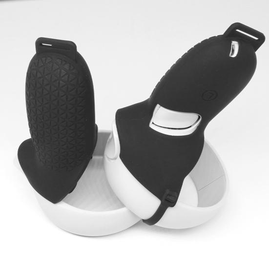 1 Pair Silicone Sleeve Protective Handle Cover for Oculus Quest 2 VR Glasses