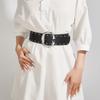 Retro Fashion Rivet Belt With Alloy Buckle Casual Outfits Everyday Accessory
