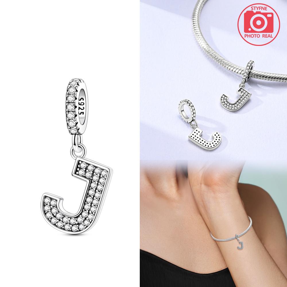 Sparkling Full Monogram Pendant Copper Colors For Charms Copper Colors Original Bracelet For Jewelry Making