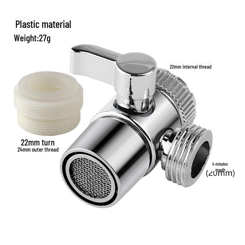 4bodový přepínač kohoutku - 3cestný umyvadlový konvertor