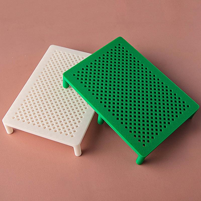 Polymer Clay Earring Fixing Rack Ultraviolet Lamp Pottery Clay Stud Bracket Manual Auxiliary Hole Position Fixing Holder Tools