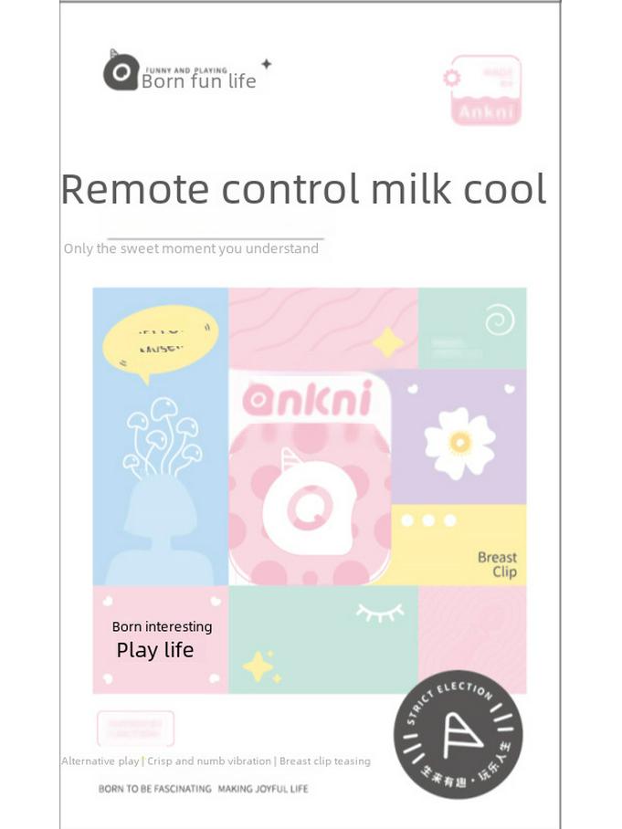 Wireless Nipple Clamp Massager - Female SM Breast Stimulator 135/box