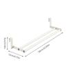 Clothes Drying Rack Wall Mounted Heavy-Duty Space-Saving Towel Rail Wall Mount Clothes Drying Rack for Room Clothing Closet
