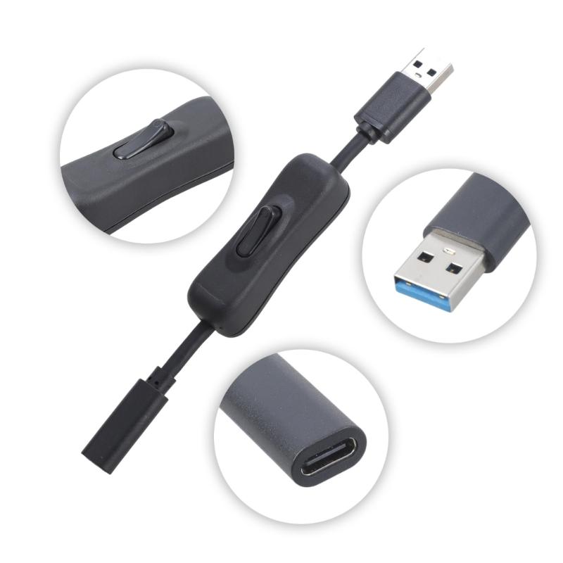 USB3.0 Extension Cable Male To Type C Female Extender with Switches For Printers Cameras Gamepads Printer Camera