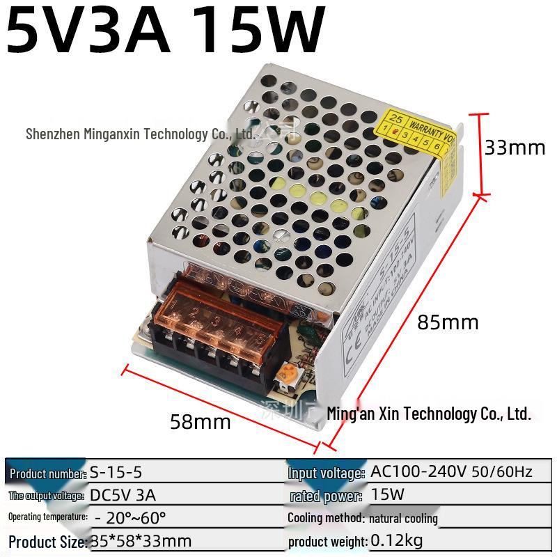 220V to Multi-Voltage Switching Power Supply for LED Strips and Monitors (5V, 12V, 24V, 36V, 48V; 5A-30A)