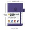 Trendy A6 Password Address Notebook with Strap