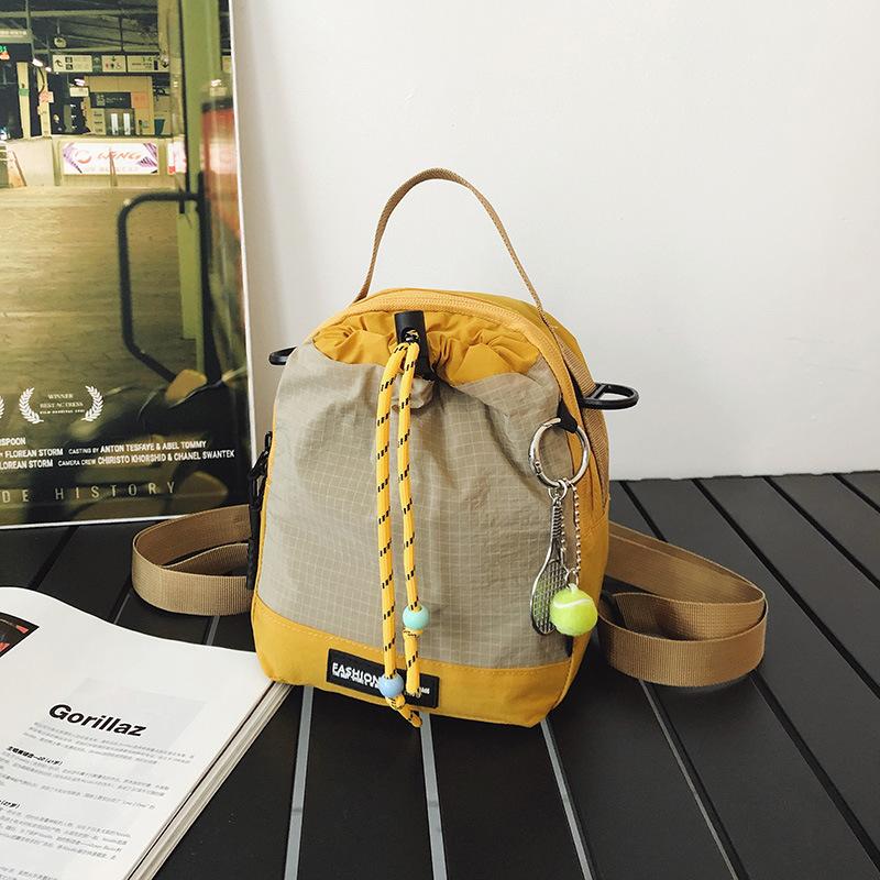 Dual-purpose messenger water cup bag outdoor sports backpack niche leisure shoulder bag light hiking kettle bag