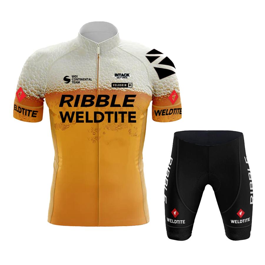 Cycling Jersey 2026 Team RIBBLE Men Cycling Set Racing Bicycle Clothing Suit Breathable Mountain Bike Clothes Sportwears