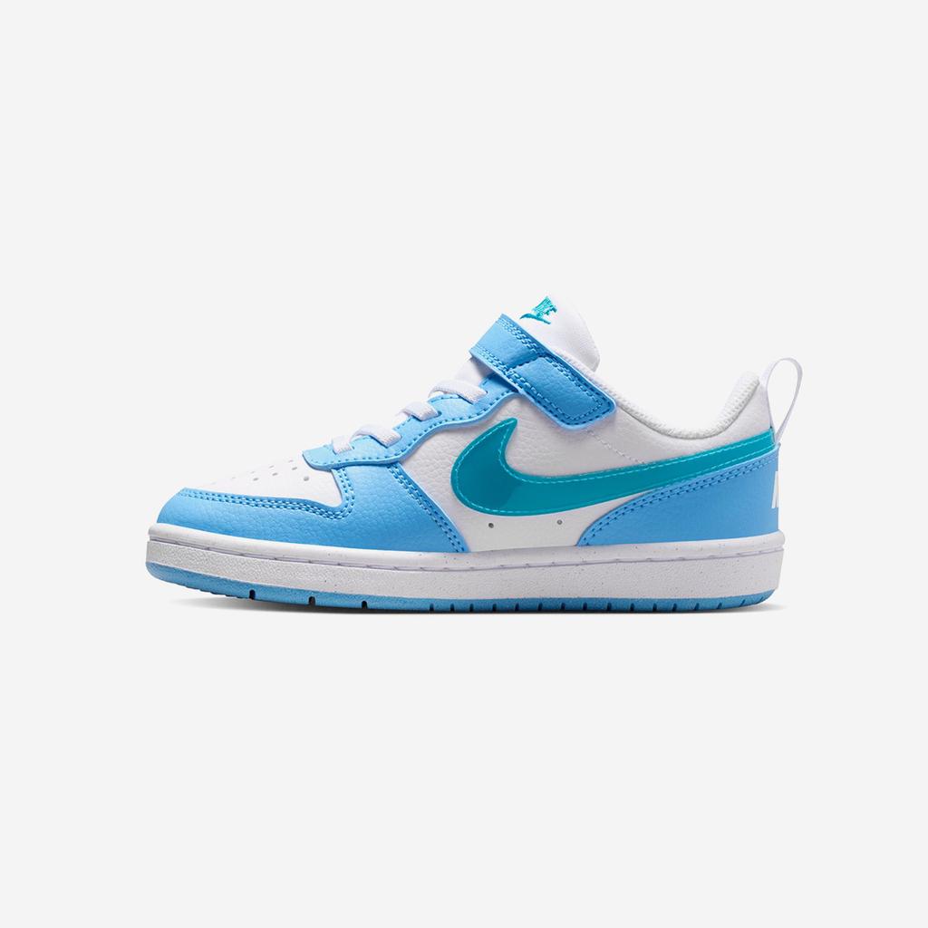 Nike Court Borough Low JES Preschool Velcro [IV5829-100]