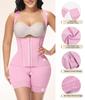 European & American Mesh Abdomen Control Bodysuit - Adjustable Postpartum Shaping Cincher for Women