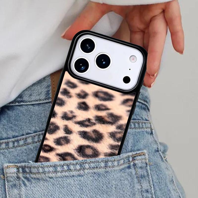 Cheetah Fur Animal Texture Phone Case for iPhone 16e 15 14 13 12 17 Pro Max Plus Air 17pro Cover Coque