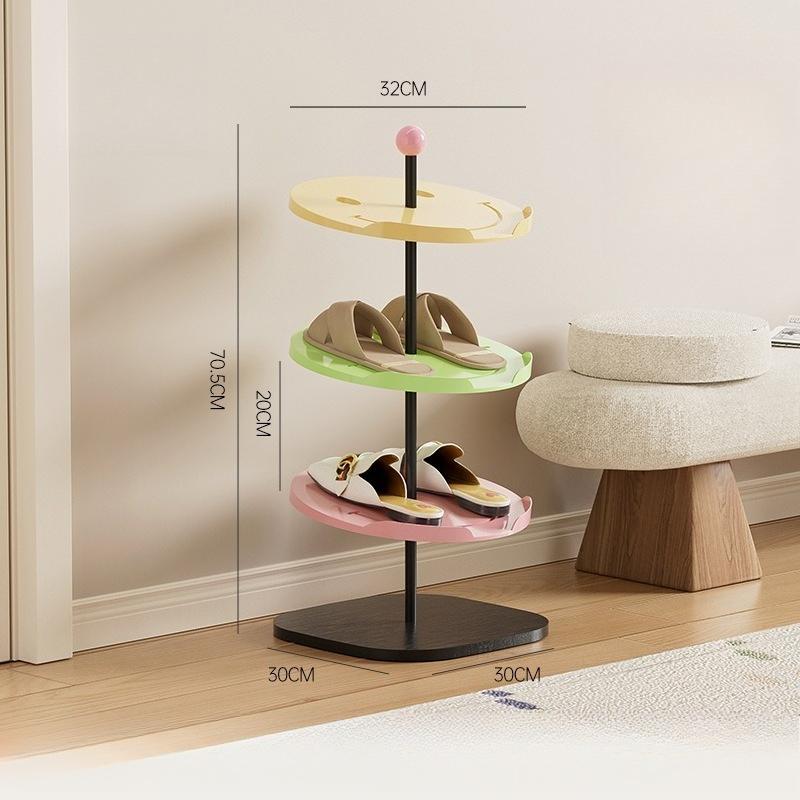 Multi-layer Shoe Rack Space-Saving Rainbow Shoe Organizer Standing Entryway Shoe Shelf for Dorm/Apartment Wardrobe Storage