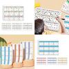 6 Pcs Multifunctional Preschool Concentration Cards Visual Tracking Training Cards For Visual Perception Skills