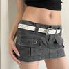 Punk Style Y2K Wide Belt Trouser Decoration PU Leather Waistbands Star Rivet Waist Belt  Gift