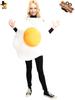 Fried Egg & Bacon Couple Costumes - Funny Halloween Food Outfit for Adults