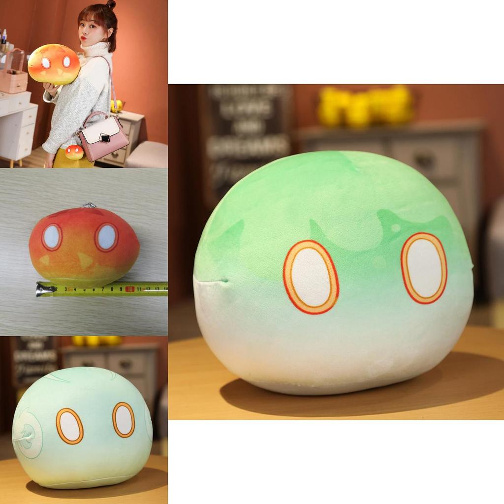 Genshin Impact Slime Theme Adorable Plush Dolls Perfect Kids Gift Cartoon Pillow