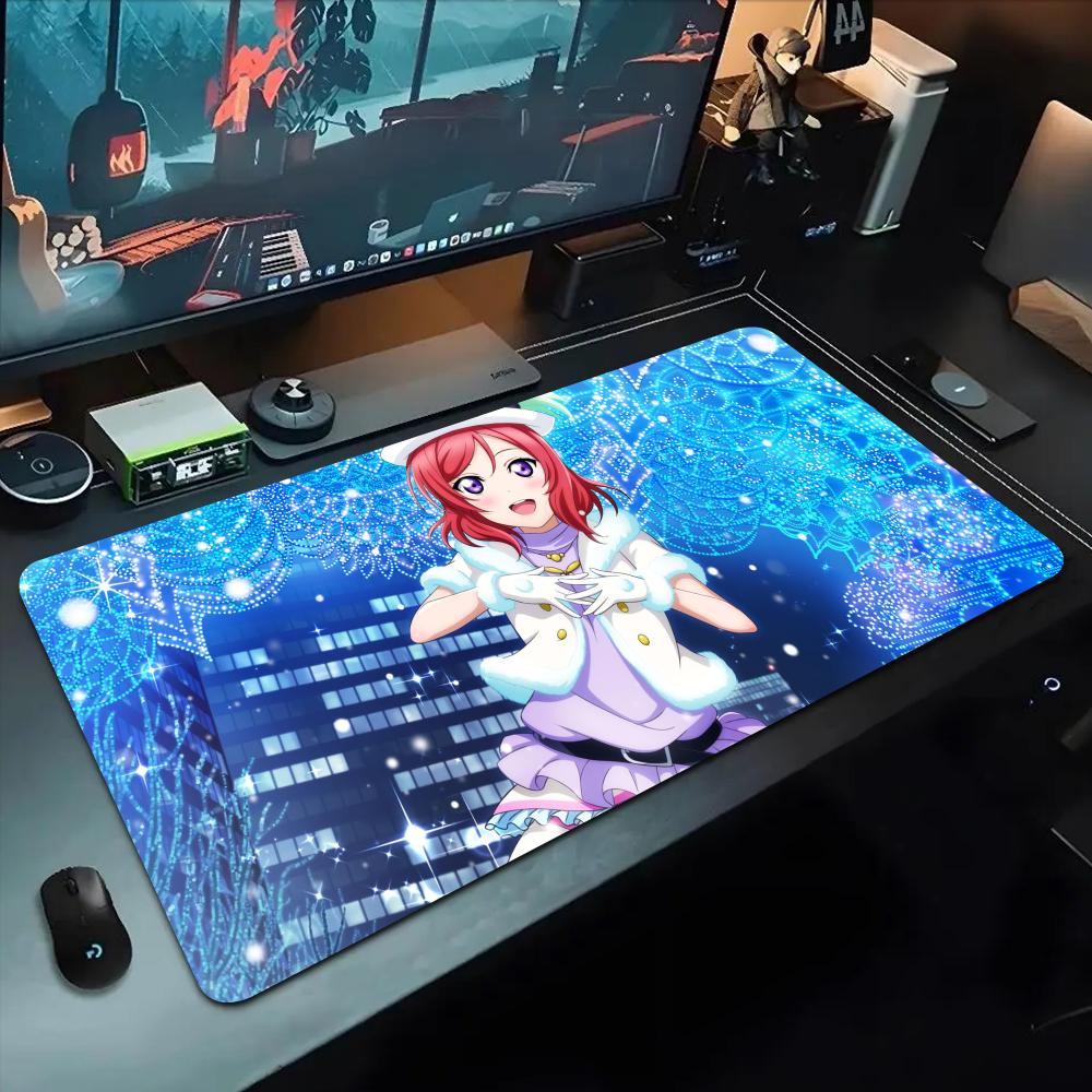 maki nishikino Mouse Pad 500X1000 mm Large Gaming Mousepad Gamer XL Rubber Otaku Keyboard Pad Laptop Desk Mat