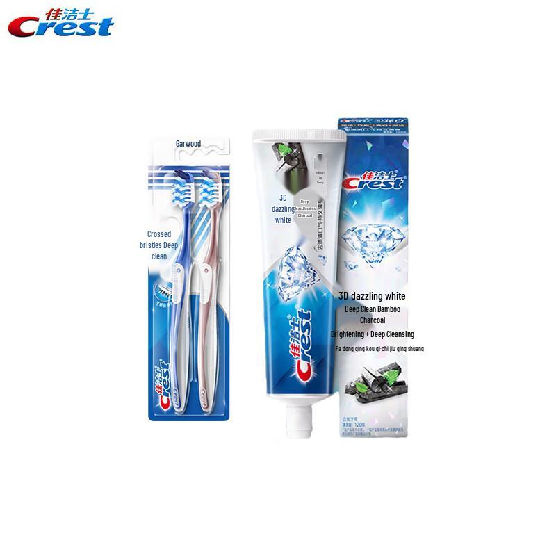 Crest 7-Effect Toothbrush & 3D White Toothpaste Set