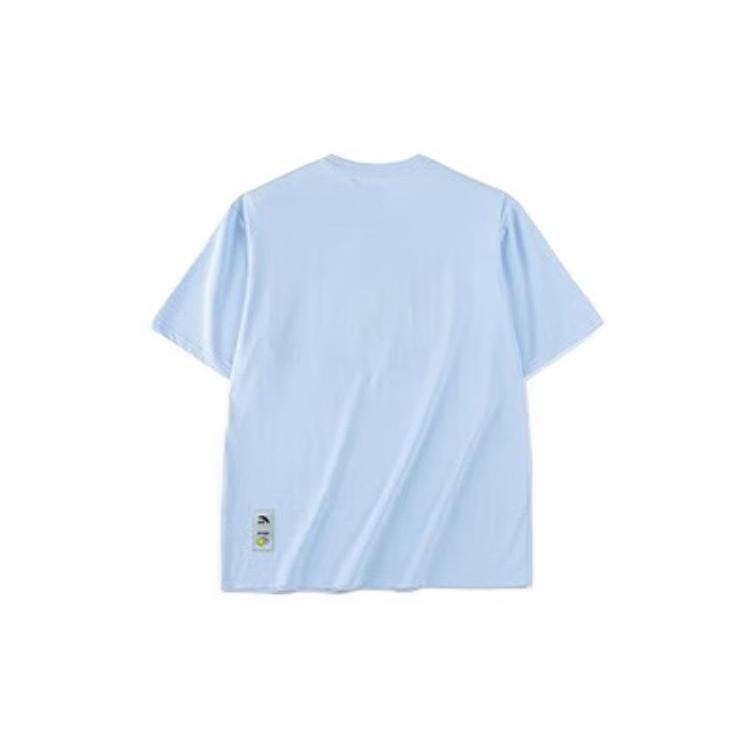 Anta X SMILEYWORLD T Shirt Unisex Cloud Fabric Blue 152328142-3