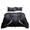 Elephant Series 3D Digital Printing Three-Piece Bedding Kit Bed Sheet Quilt Cover