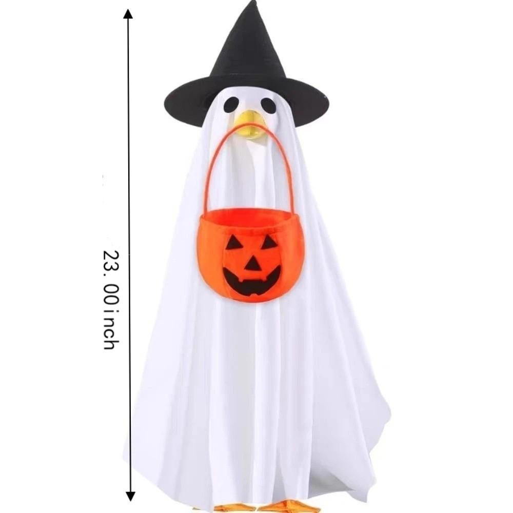 Witch Hat Halloween Porch Goose Outfit Lawn Goose Outfit Outdoor Courtyard Decoration