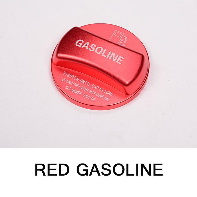 Aluminum alloy Gas and Diesel Fuel Tank Cap Cover Trim For BMW X1 X2 X3 X4 X5 X6 F10 F15 F16 F25 F26 F30 F34 F35 F48 F47 G30 G38 Red Gas