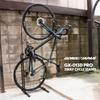 GORIX GX-013D PRO Bicycle Stand (Black) [3 Positions: Vertical, Horizontal, Hanging, L-Shaped] for Road Bikes and Maintenance