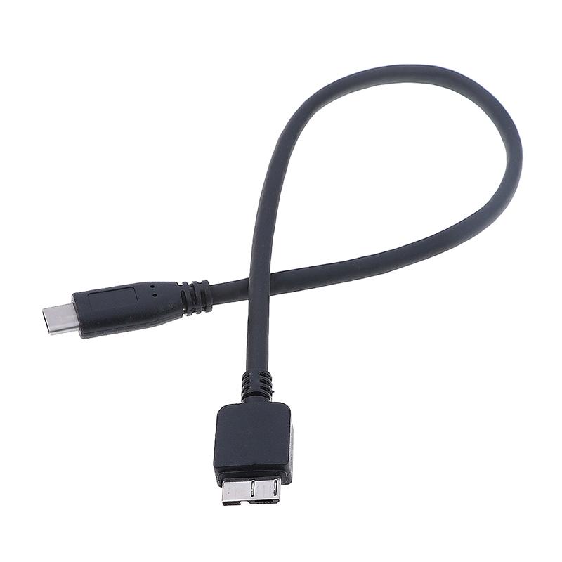 Usb C To Micro Usb Cable Type C To Micro B Cable For Hdd Hard Disk 30Cm
