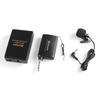Audio Meeting Speaker FM Transmitter Receiver Clip Mic System Lavalier Lapel Wireless Microphone
