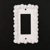 Cream Style Light Switch Cover Piping Texture Wall Plate Cover Decorative Wall Plate  Bedroom Decor