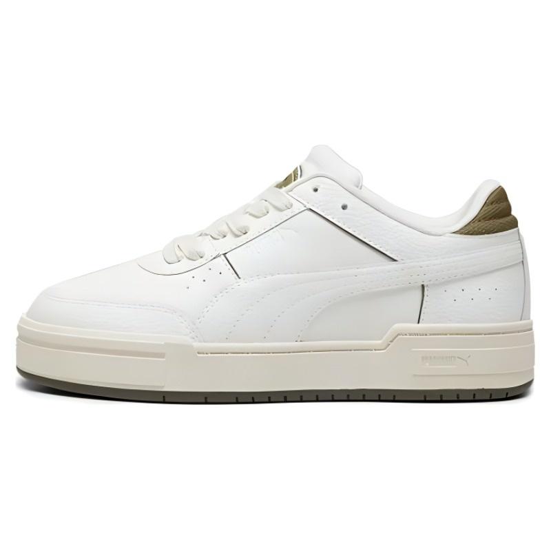 PUMA CA Pro Sport Sneakers Warm White Dark Olive Men s 393282-02 EU 38.5
