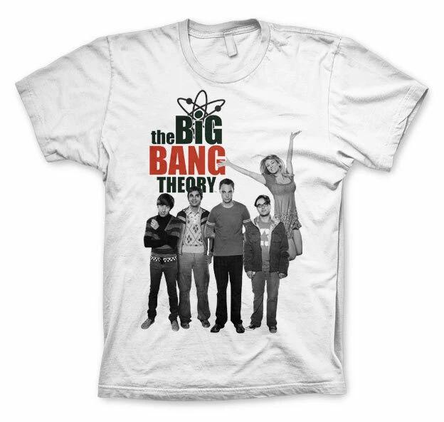 Officially Licensed The Big Bang Theory Cast Big & Tall 3XL, 4XL, 5XL T-Shirt- XL