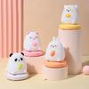 LED-Nachtlichter für Kinder, Schlafzimmer, niedliches Tier, Schwein, Kaninchen, Silikonlampe, Kind, Geburtstagsgeschenk, wiederaufladbar, ZH