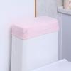 Soft Toilet Tank Dust Cover Stretch Washable Toilet Tank Lid Tray Topper
