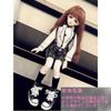 GeekDwarf 5-Piece Doll Clothes Set Casual Girl Uniform Overalls Miniskirt Socks for 1/3 Doll Figures