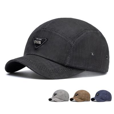 Men Women Short Brim Baseball Cap Spring Summer Outdoor Sun Hat Retro Cap