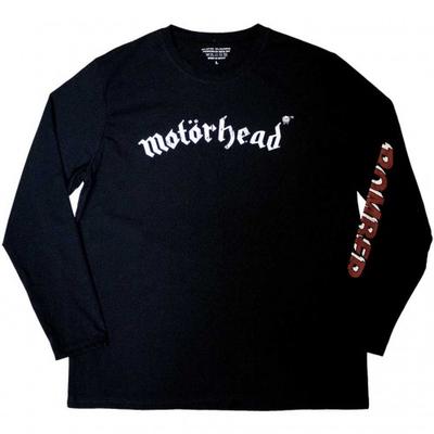 Motorhead Unisex-Erwachsene Bomber Back & Sleeve Print Langarm-T-Shirt