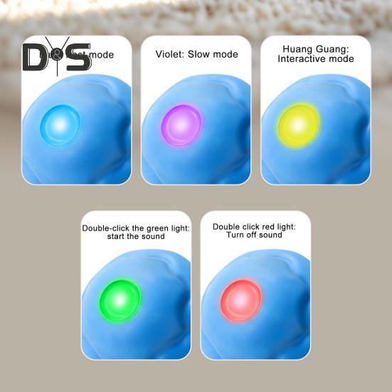 Interactive Dog Ball Toy Touch Activated Rolling Squeaky Ball Automatic Moving Wicked Ball Dog Toy for Small Medium Large Dogs