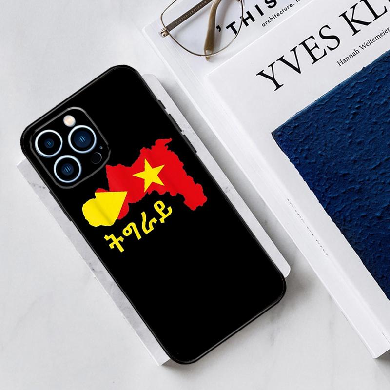Tigray Flag Case For iPhone 17 Air 15 14 13 12 11 16 Pro Max Mini 15 16 Plus 16e Funda Silicone Cover