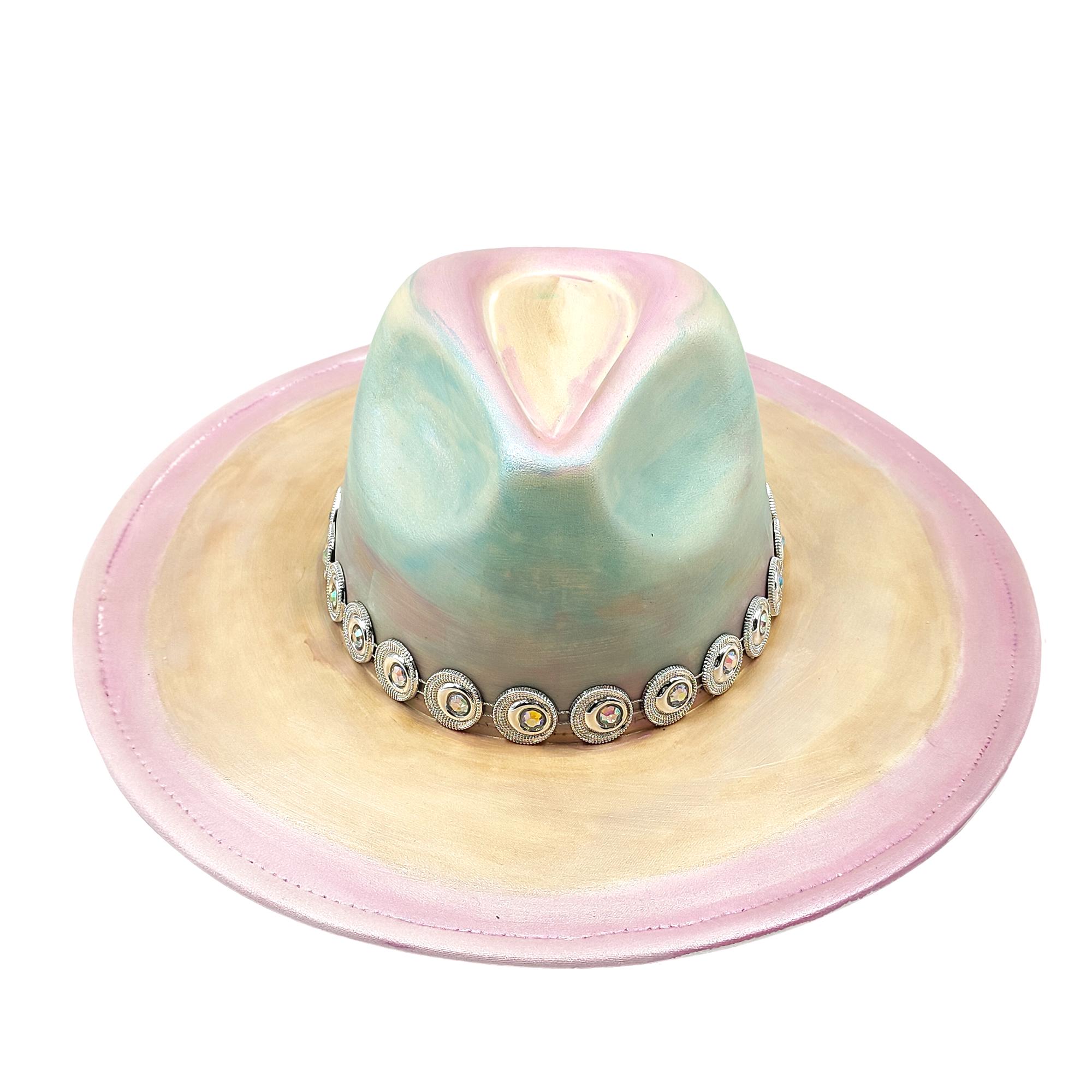

2025 New special suede hats Men women painted Fedoras unqiue Hand-painted fedora Jazz hat Top hats 2024 sombrero british cup hat 55-58