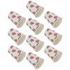 10Pcs Party Tableware Disposable Strawberry Pattern Tableware Set for Birthday Parties Seaside PartiesPaper Cup