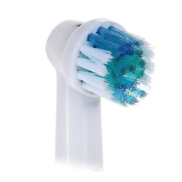 Electric Toothbrush Heads - BRAUN - Pack of 8 - Soft - Compatible Oral B - Precision Clean