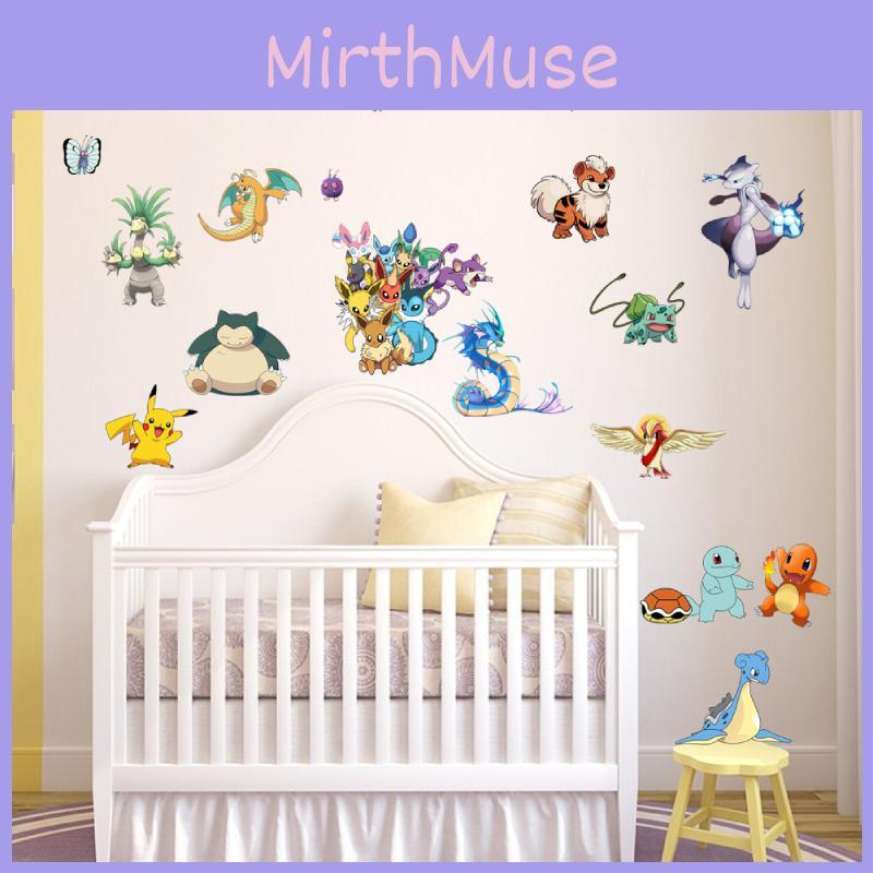Pokmon Wall Decal With Pvc Material For Kids Bedroom And Classroom Decor