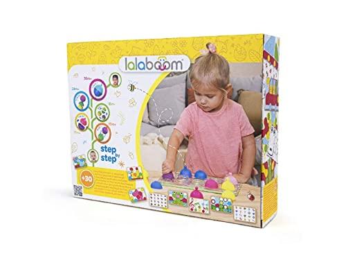 Lalaboom Baby Spielzeug Farb-Zuordnungs-Puzzle, Dreh- und Stecktafel, 21 Teile, BL710, Authentisch
