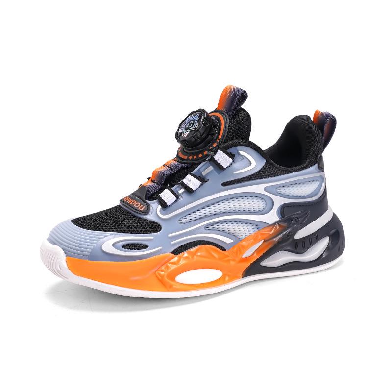 

Детская дышащая водонепроницаемая спортивная обувь: Двойная сетка Весна/Осень, Нескользящая, Мягкая подошва для бега. 30