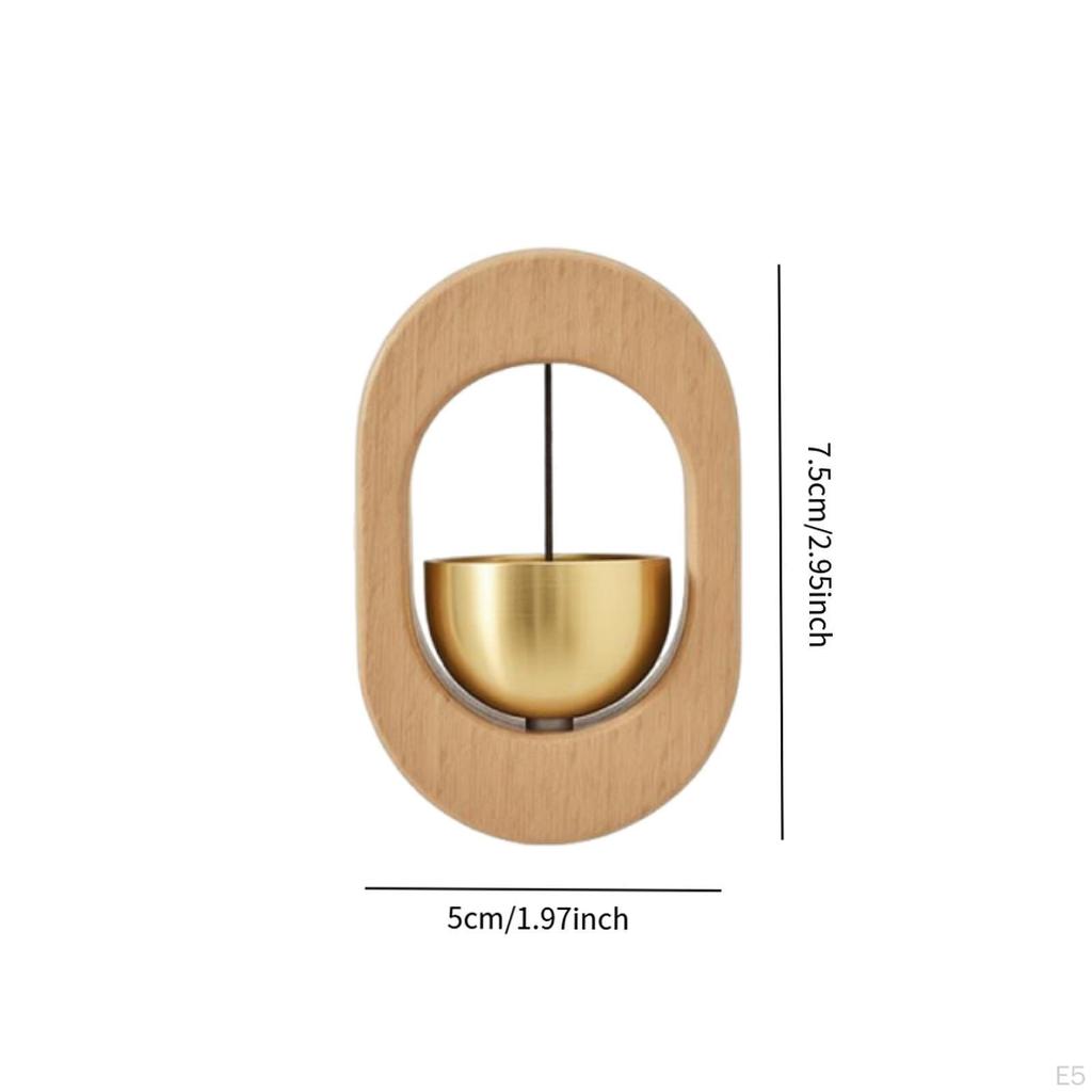 Shopkeeper's Door Opening, Unique Wooden Doorbell for Refrigerator, House Entrance