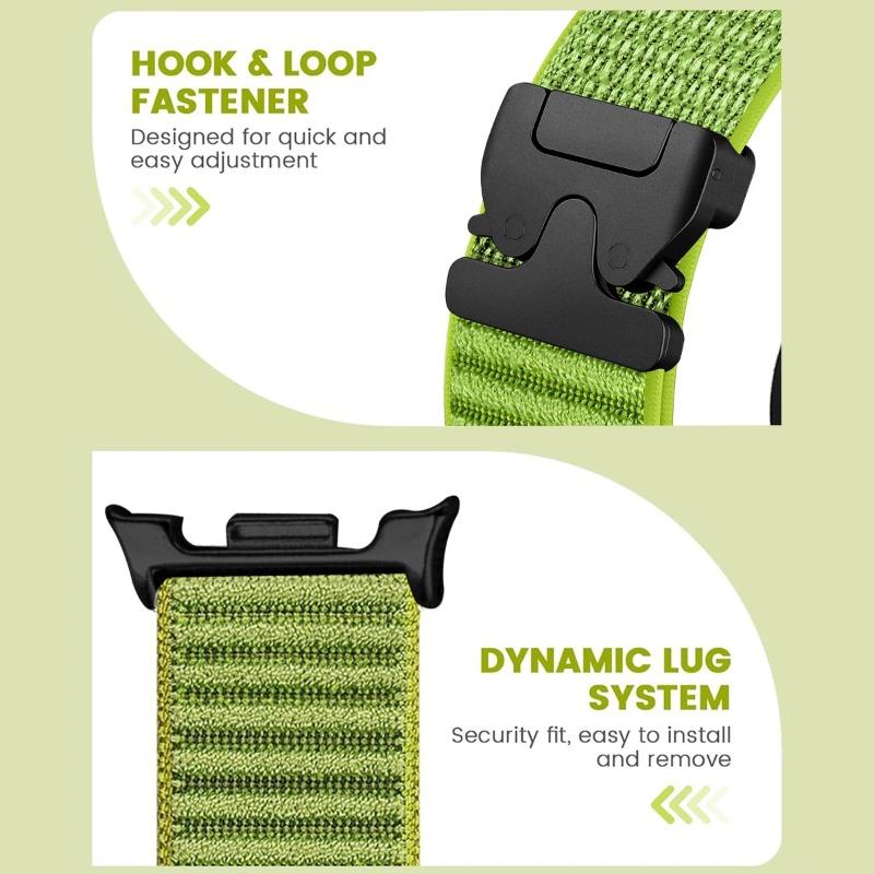 Nylon Strap for Samsung Galaxy Watch 8 40 44mm Band Parachute Buckle Belt Correa Bracelet  for Galaxy Watch 8classic 46mm Straps