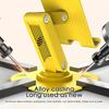 Universal Biax Metal Base 360 Degrees Rotating Height Adjustable Telescopic Desktop Mobile Phone Holder Fully Collapsible Stands