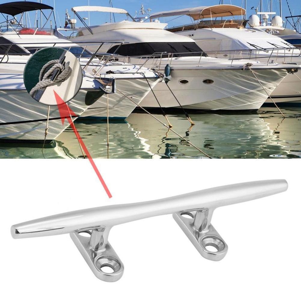 6in Dock Deck Rope Cleat Stainless Steel Practical Accessories for Marine Boat Mooring